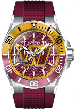 Relógio invicta NFL Washington Commanders 45402 Original