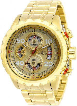 Relógio invicta Aviator Dourado 28161 Original
