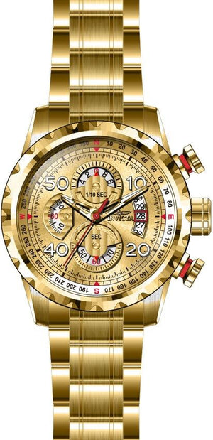 Relógio invicta Aviator Dourado 28161 Original